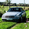 Mercedes 300sl transmission 18 inch AMG wheels blue softtop SOLD - Image 2