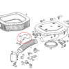 Crankcase breather hose A1040941482 - Image 3