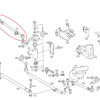 Tie rod steering rod right A1293300303 - Image 4